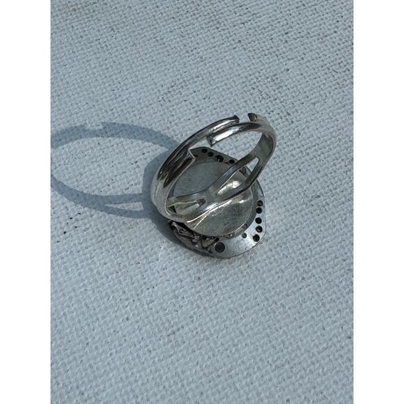 Bulova Watch Ring Handmade Adjustable size 7.5 - Picture 5 of 5